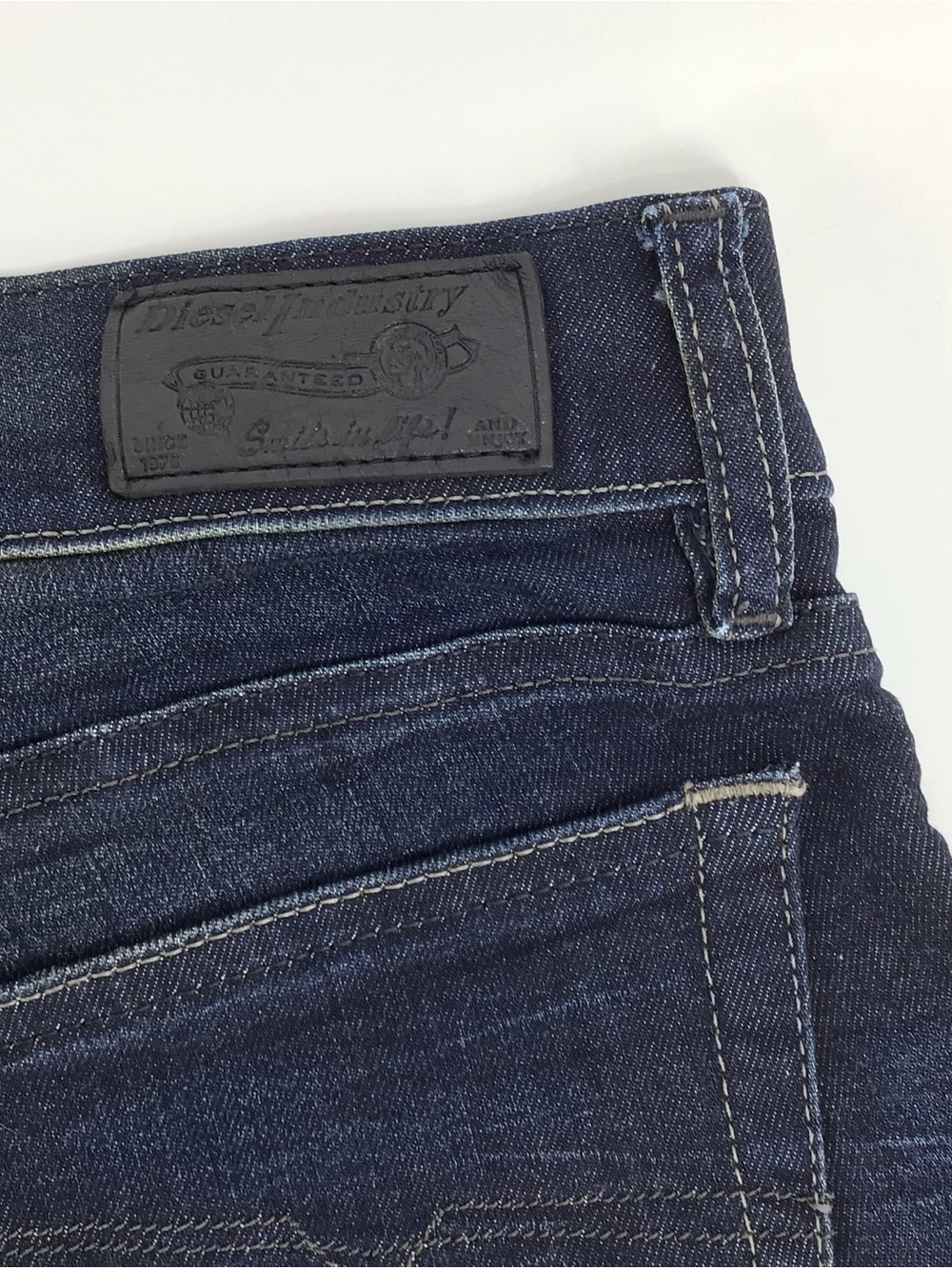 Diesel Women's Grupee Super Slim Skinny Distressed Low Waist Jeans Sz 28W X 32L - Picture 12 of 15